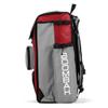 Boombah Catchers Superpack Bat Bag - 23-1/2" x 13-1/2" x 9-1/2" - Red/Gray - Holds 4 Bats - Backpack Version (no Wheels) view 4