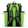 Boombah Catchers Superpack Bat Bag - 23-1/2" x 13-1/2" x 9-1/2" - Black/Lime Green - Holds 4 Bats - Backpack Version (no Wheels) view 2