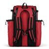 Boombah Catchers Superpack Bat Bag - 23-1/2" x 13-1/2" x 9-1/2" - Dark Charcoal/Red - Holds 4 Bats - Backpack Version (no Wheels) view 2
