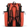 Boombah Catchers Superpack Bat Bag - 23-1/2" x 13-1/2" x 9-1/2" - Dark Green/Orange - Holds 4 Bats - Backpack Version (no Wheels) view 2