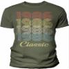 40th Birthday Gift Shirt for Men - Classic 1986 Retro Birthday - 003 - F/Military-4X view 1