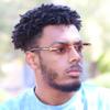 FLAWLESS EYEWEAR Retro Wood Buffs Vintage Style Gangster Rimless Clear Lens Rectangular Metal & Wood Eye Glasses (Pink) view 4