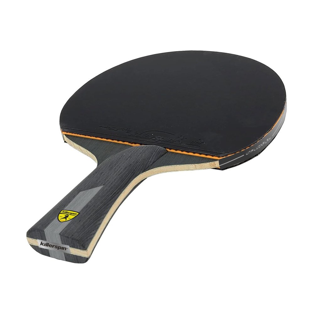 Killerspin Impact D9 PowerGrip Table Tennis Paddles, Table Tennis Racket, Ping Pong Paddle Case, Table Tennis Equipment for Intermediates/Advanced Players, 7-ply Wood