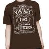39th Birthday Gift Shirt for Men - Vintage 1987 Top Notch Perfection - Brown-4X view 3