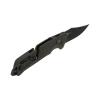 SOG Trident at Ambidextrous Professional Straight Folding Knife | Heat-Treated CRYO D2 3.75" Stainless Steel Blade, Olive Drab view 4