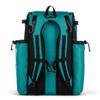 Boombah Catchers Superpack Bat Bag - 23-1/2" x 13-1/2" x 9-1/2" - Black/Teal - Holds 4 Bats - Backpack Version (no Wheels) view 2
