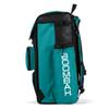 Boombah Catchers Superpack Bat Bag - 23-1/2" x 13-1/2" x 9-1/2" - Black/Teal - Holds 4 Bats - Backpack Version (no Wheels) view 4