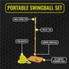 Swingball Tournament - Tether Tennis Game with up to 4 Feet Adjustable Height Pole, Foam Ball, Indoor & Outdoor All Surface Base, Carrying Case, Ages 4+ view 2