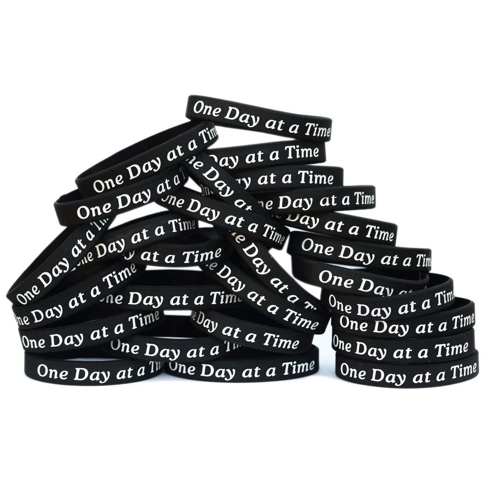 SayitBands Fifty (50) of One Day at a Time Bracelets