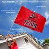 Cal State Northridge Matadors Flag with Pole and Bracket Holder University Set view 2