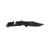 SOG Trident at Ambidextrous Professional Straight Folding Knife | Heat-Treated CRYO D2 3.75" Stainless Steel Blade, Blackout view 2