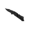 SOG Trident at Ambidextrous Professional Straight Folding Knife | Heat-Treated CRYO D2 3.75" Stainless Steel Blade, Blackout view 3