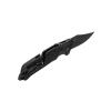 SOG Trident at Ambidextrous Professional Straight Folding Knife | Heat-Treated CRYO D2 3.75" Stainless Steel Blade, Blackout view 4