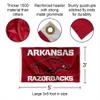 Arkansas Razorbacks Flag with Pole and Bracket Holder University Set view 3