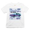 Ford Mustang GT The Boss Kid's T-Shirt Muscle Car Licensed Ford Boys Girls Tee White Small view 1