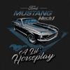Ford Mustang Mach 1 A Lil' Horseplay Youth T-Shirt Muscle Car Licensed Kids White Small view 2