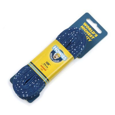 Howies Hockey Skate Laces - 1 Pack - Colored Wax (Choose Your Color) for Youth, Junior and Senior Skates. Premium Quality Used by Athletes of All Ages; Minor, Pro. Crafts (Royal Blue, 120.0")