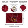 College Flags & Banners Co. Ursinus Bears Flag with Pole and Bracket Holder University Set view 3