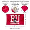 Boston Terriers Flag with Pole and Bracket Holder University Set view 3