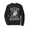 Catholic Holy Rosary Virgin Mary Inspiring Gift For Women Sweatshirt view 1