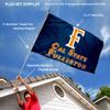 Cal State Fullerton Titans Flag with Pole and Bracket Holder University Set view 2