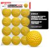 PowerNet Launch F-lite Ultra Light Dimpled Practice Balls for Pitching Machine, Portable Pitching Machine Softballs 12 Pack (Softballs Only) view 1