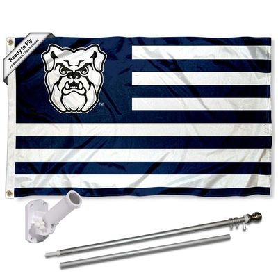 Butler Bulldogs Flag with Pole and Bracket Holder University Set