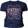 40th Birthday Gift Shirt for Men - Vintage 1986 Aged to Perfection - Sturgis - Navy-003-4X view 1