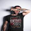 40th Birthday Gift Shirt for Men - Vintage 1986 Aged to Perfection - Sturgis - Navy-003-4X view 2