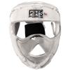 Field Hockey Face Mask Force Clear Transparent Penalty Short Corner Protection White Padding (Senior, White) view 2