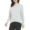 Danskin Women's Tapered Pullover Sweatshirt Hoodie, Light Grey Heather, Large view 2