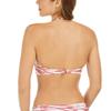 Hula Honey WHITE Wild Waters Bandeau Lace-up Swim Top, US Small view 2