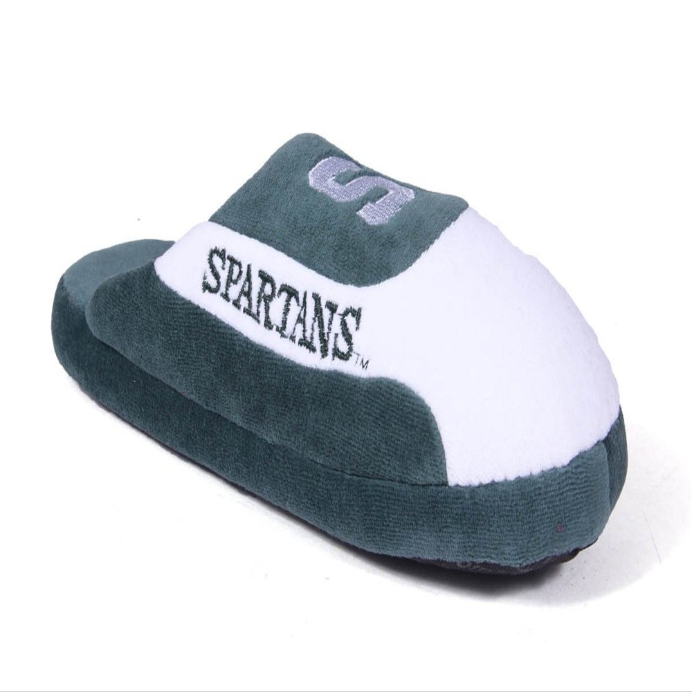 Comfy Feet Everything Comfy Michigan State Spartans Low Pro Stripe Slip On Slipper, Medium