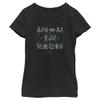 Fifth Sun Disney Artemis Fowl Decode The Magic Girls Short Sleeve Tee Shirt, Black, X-Large view 1