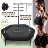 SereneLife Fitness Exercise Rebounder Mini Trampoline-48' Inch Hexagonal Jump Exercise Equipment Mini Trampoline For Adults-Rebounders Mini Trampolines For Adults With Bar Handle-SereneLife SLELT518 view 2