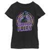 Disney Girl's Warrior Holly T-Shirt, Black, Medium view 1