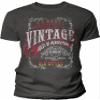 66th Birthday Gift Shirt for Men - Vintage 1960 Aged to Perfection - Sturgis - Dk. Heather-002-4X view 1
