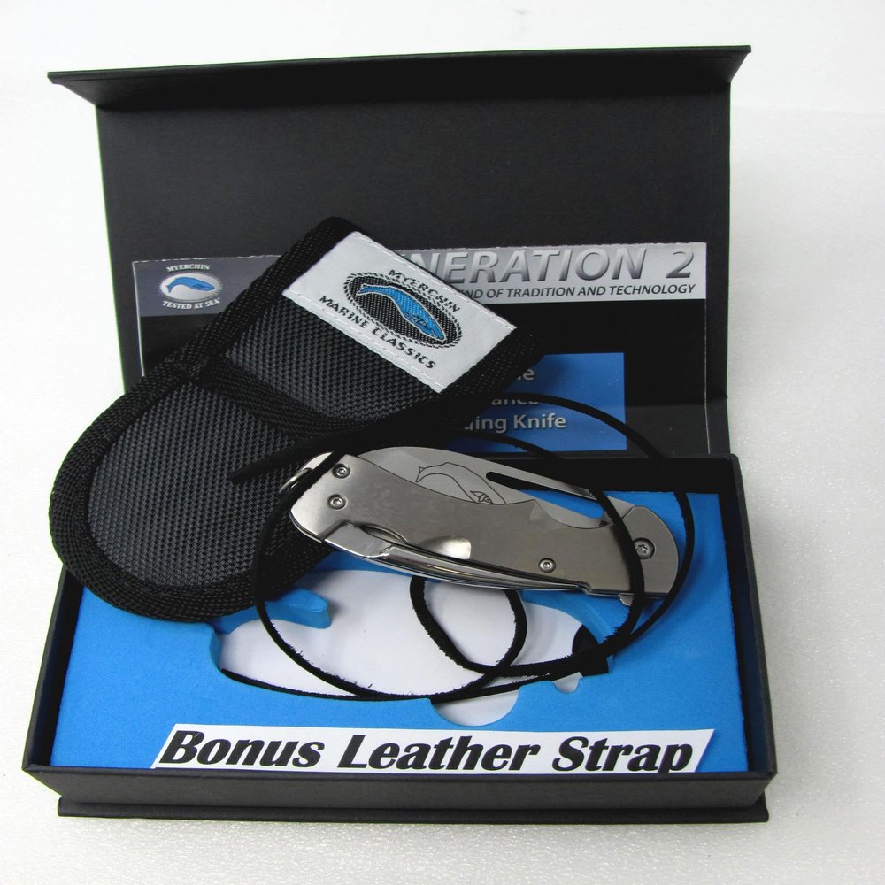 Myerchin Offshore Professional Crew Knife Standard Blade TF377 Generation 2 Titanium