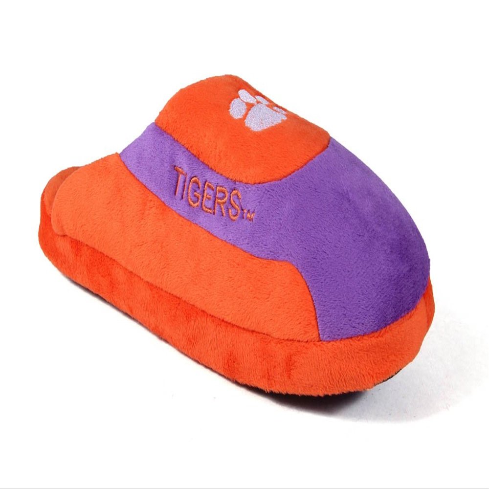 Comfy Feet Everything Comfy Clemson Tigers Low Pro Stripe Slip On Slipper, X-Large