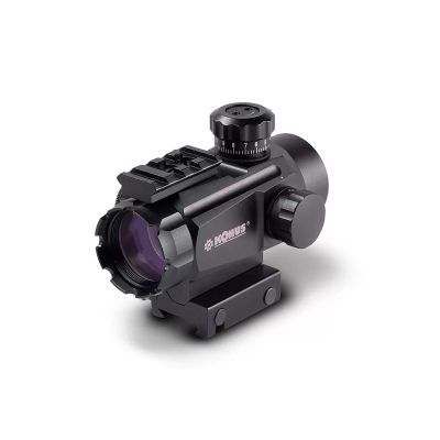 Konus KONUSIGHT Tactical Red Dot Sight with 4 Reticles, Red/Green Illumination (7378) | Compact Gun Shooting Sight, 5 Brightness Levels, Dual Mount 7/8" & 3/8", Integrated Rail System