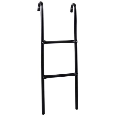 Outdoor Trampoline Access Safety Ladder - 2 Step Weather Resistant Galvanized Steel Trampoline Climbing Ladder - for SereneLife Outdoor Trampoline Model SLTRA12BL - SereneLife SLTRA12LDR
