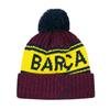 Icon Sports FC Barcelona Beanie Official Barca Soccer Football Team Club Knit Winter Warm Pom Cap Adult Unisex Casual Hat for Men Women FCB42BN view 2