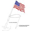 Spearfishing World American Flag with Pole for Boat Rod Holder US Flag view 2