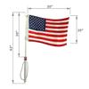 Spearfishing World American Flag with Pole for Boat Rod Holder US Flag view 3