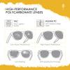 AOZAN ANSI Z87.1 Replacement Lenses For Oakley Flak 2.0 XL OO9188 Sunglasses - HI-DEF Clear view 4