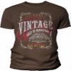 51st Birthday Gift Shirt for Men - Vintage 1975 Aged to Perfection - Sturgis - Brown-005-4X view 1