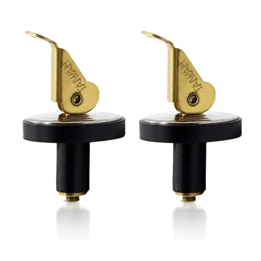 MARINE CITY Brass Snap Lock Baitwell Plugs Strong and Sturdy Fine Finish Drain Plug with Innovative Design for Boats, Yachts, Kayaks, Marines (3/8 Inches)