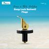 MARINE CITY Brass Snap Lock Baitwell Plugs Strong and Sturdy Fine Finish Drain Plug with Innovative Design for Boats, Yachts, Kayaks, Marines (3/8 Inches) view 2