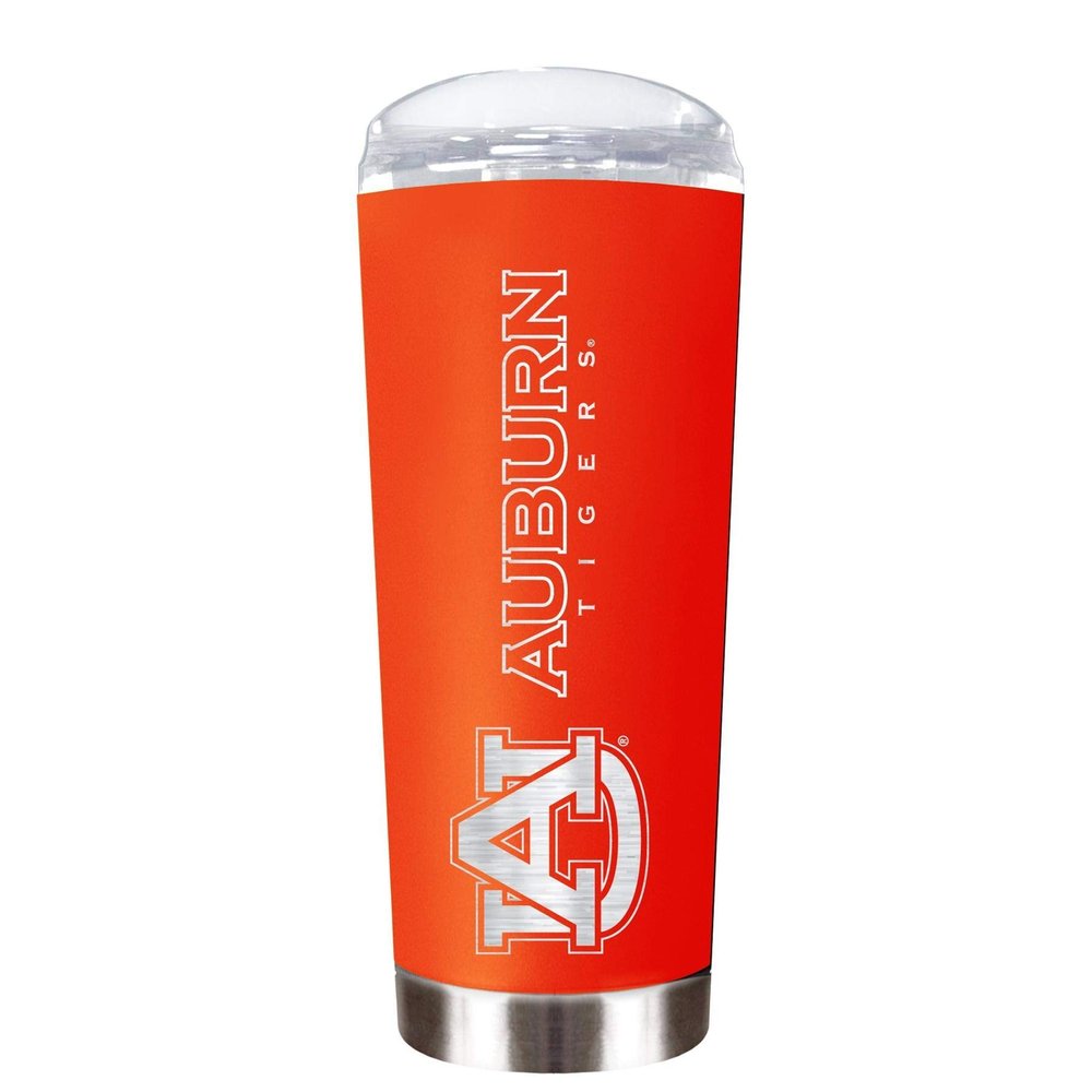 Great American Products Auburn Tigers Powder Coated Roadie Travel Tumbler 18oz Crimson