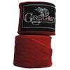 CRNR Gregory Boxing Hand Wraps | Red White and Blue | 180 inches (Red) view 1